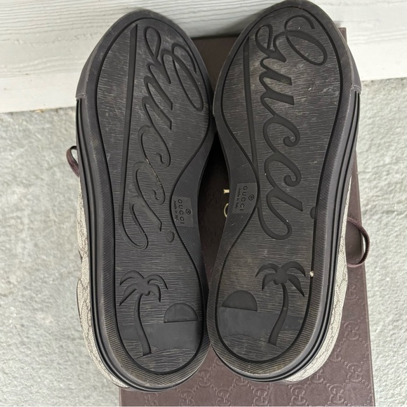 Gucci GG Supreme Tan Brown Sneakers, Like New 🔥 - Picture 7 of 11